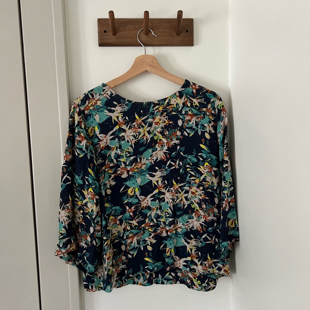 Sam & Lavi (Anthropologie) Blue Relaxed Blouse